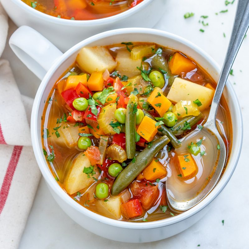 Nourishing Homemade Veggie Soup for Cleansing & Lowering Inflammation ...