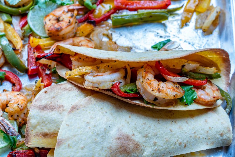 SheetPan Pineapple + Shrimp Fajitas Make Clean Eating SIMPLE! Clean