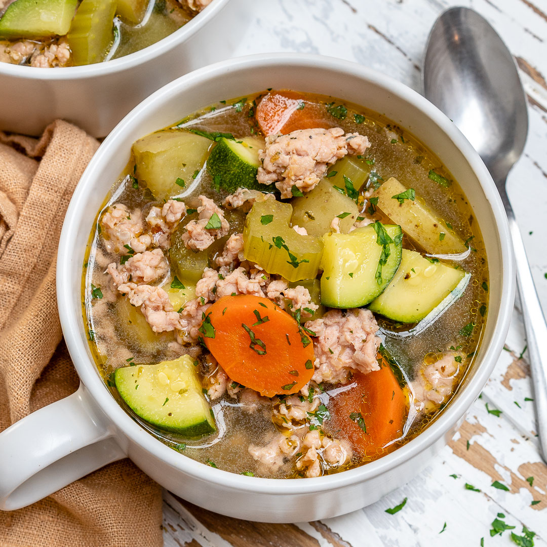 Hearty Italian Sausage Soup for Clean Eating! | Clean Food Crush