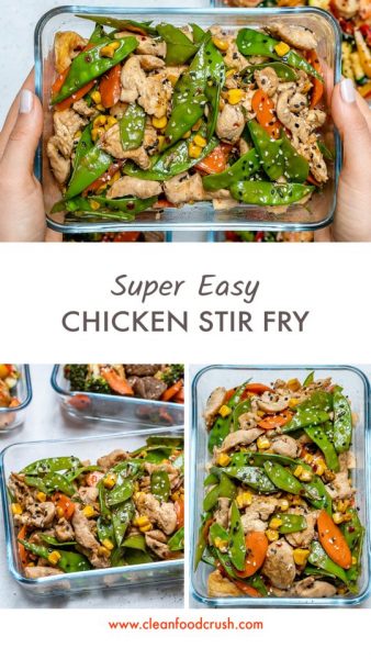 Super-Easy Chicken Stir Fry Recipe for Clean Eating Meal Prep! | Clean ...
