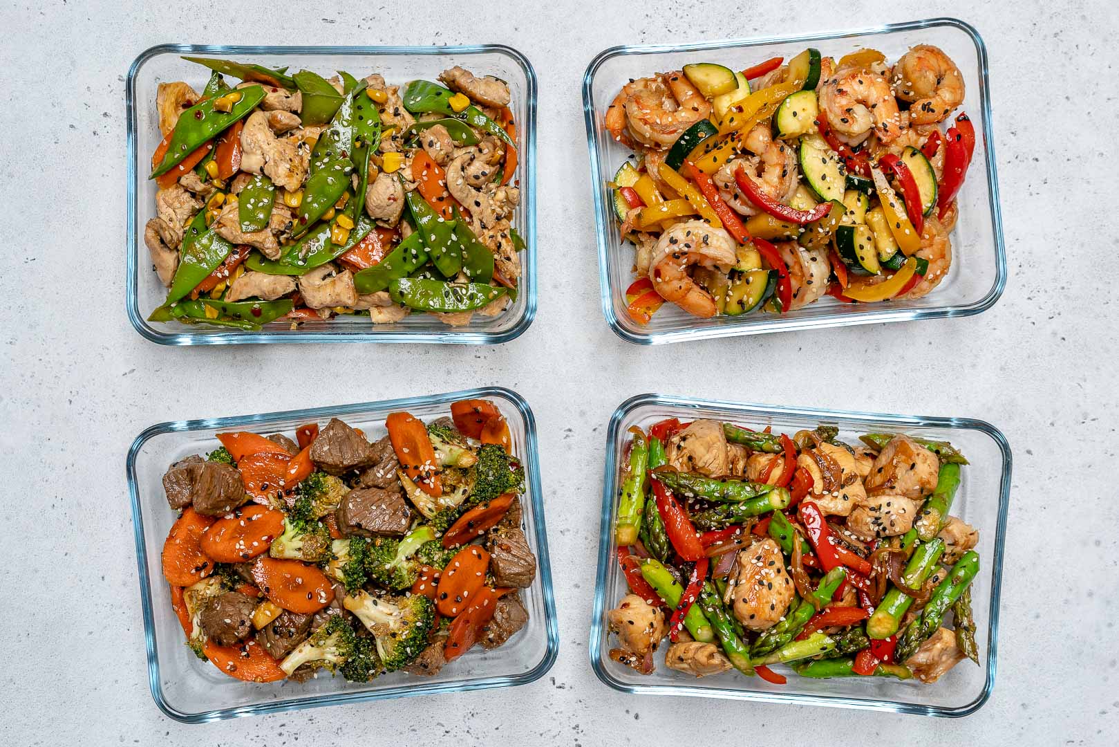 Meal Prep Veggie Stir Fry