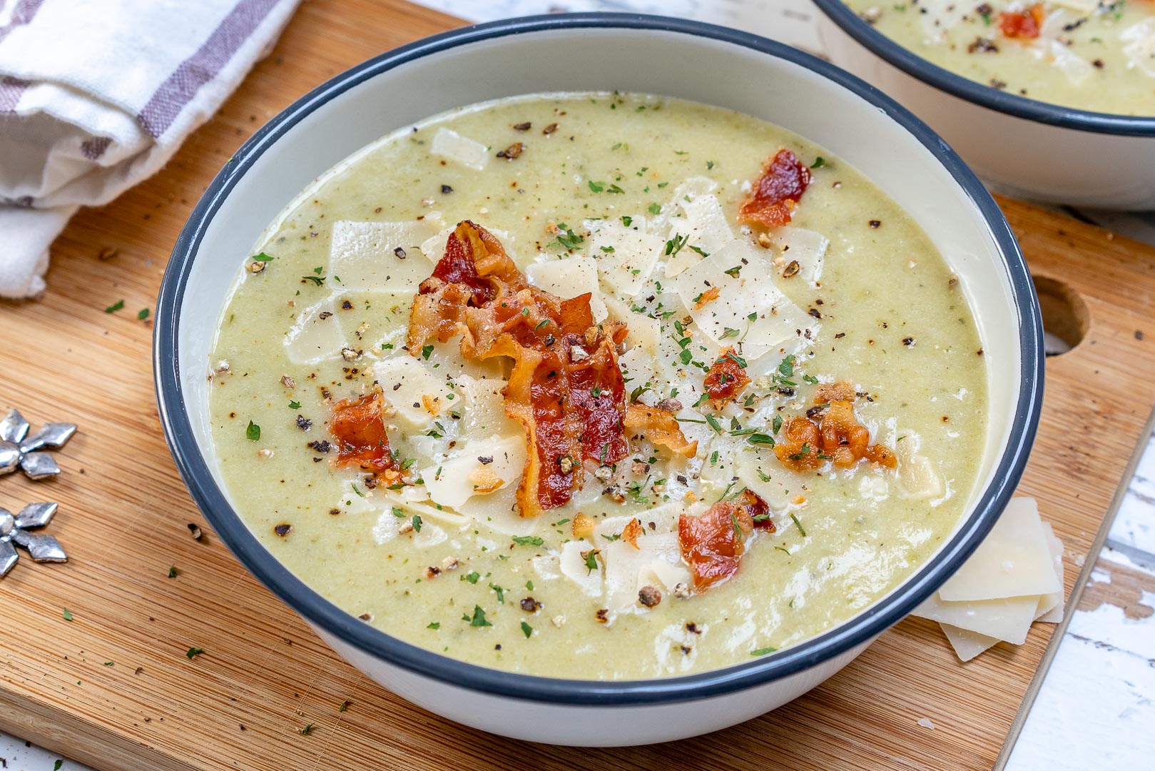 CleanFoodCrush Creamy Zucchini Potato Soup