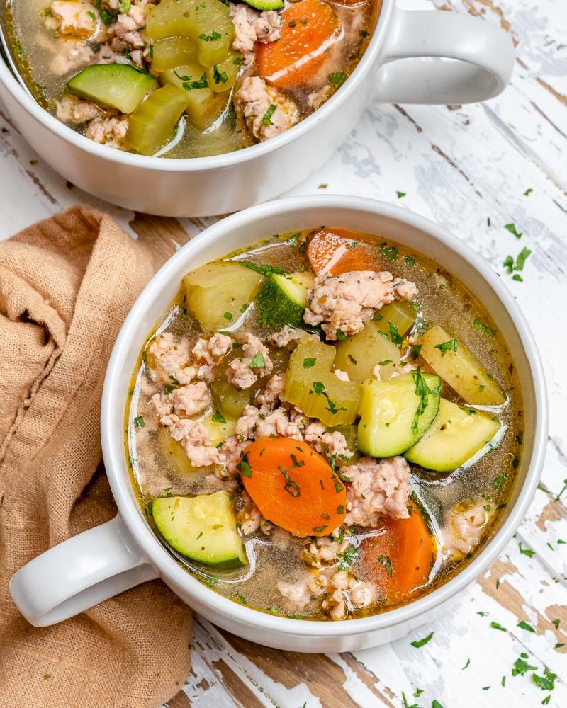 Hearty Italian Sausage Soup for Clean Eating! | Clean Food Crush