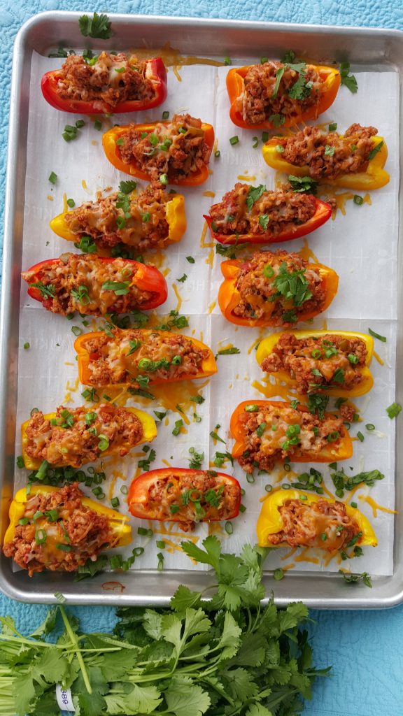 Low Carb Bell Pepper Nachos are a Fun Clean Eating Snack Idea! Clean Food Crush