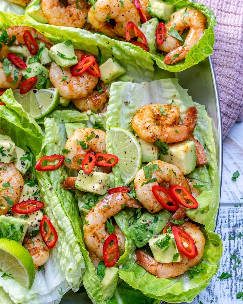 Chili Lime Shrimp Wraps for Light and Fresh Clean Eating! | Clean Food ...