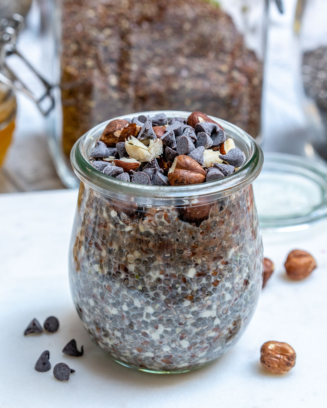 Chocolate Hazelnut Overnight No-Oats