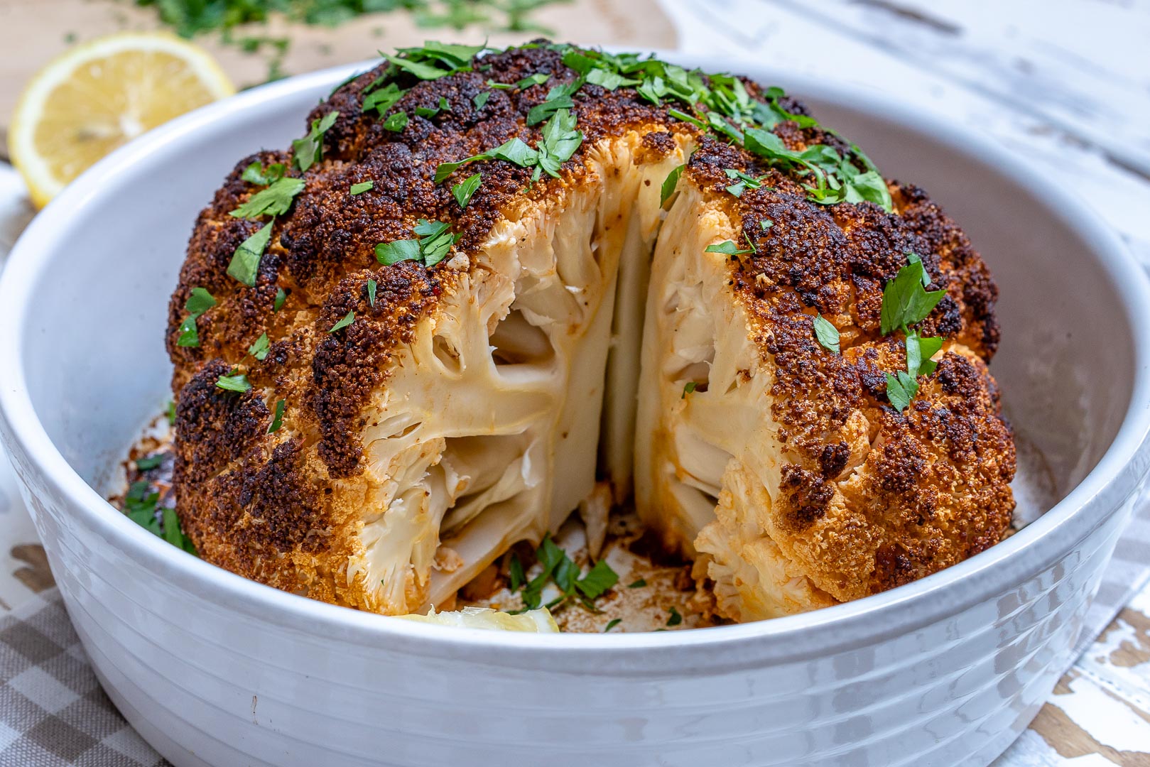 Whole Roasted Cauliflower