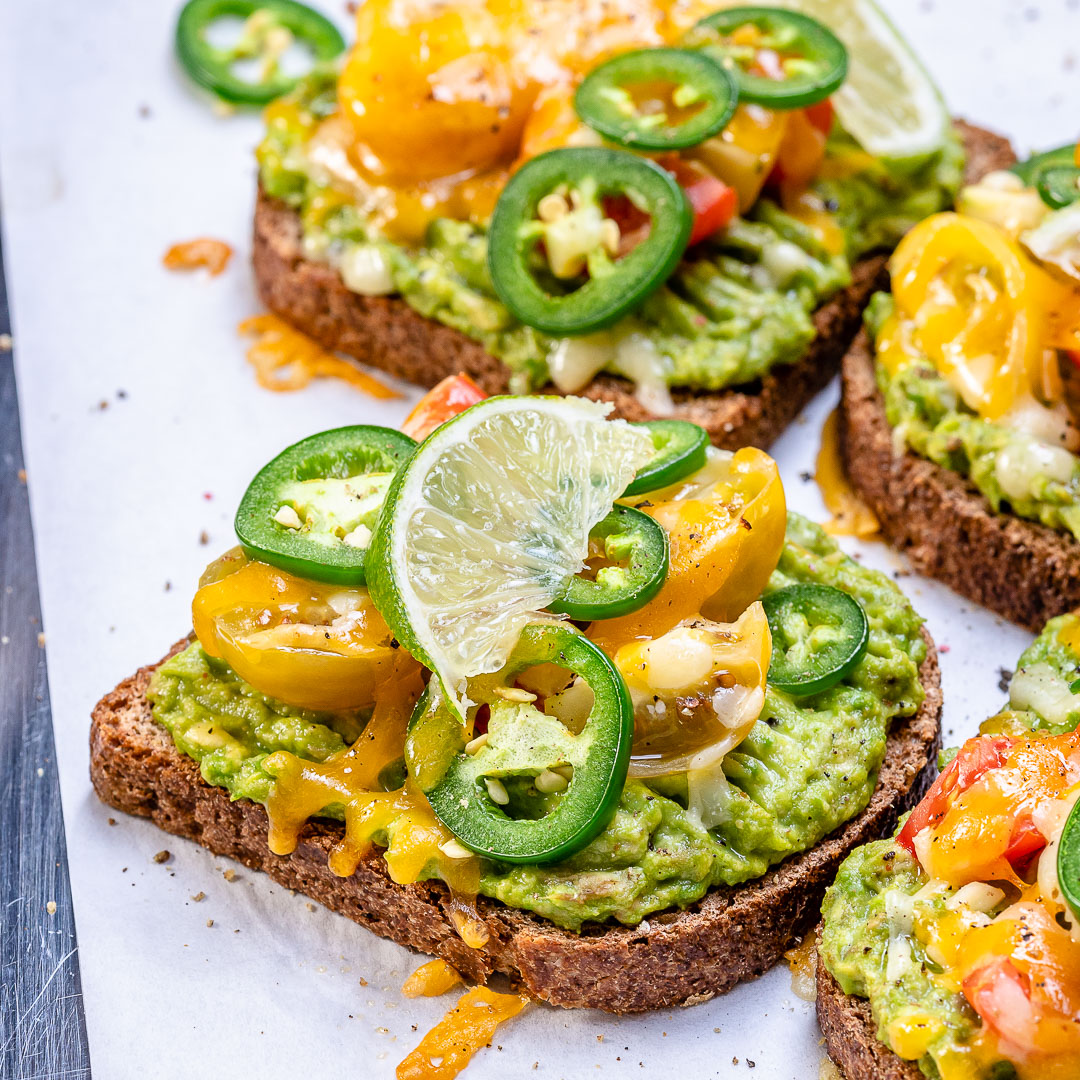 Cheesy Jalapeno Avocado Toast