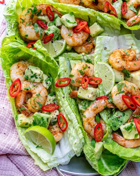 Chili Lime Shrimp Wraps for Light and Fresh Clean Eating! | Clean Food ...