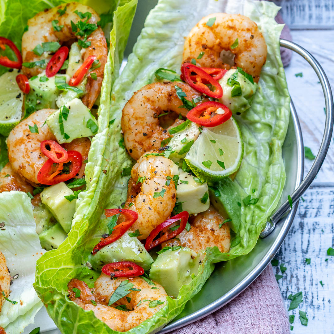 Chili Lime Shrimp Wraps for Light and Fresh Clean Eating! | Clean Food ...