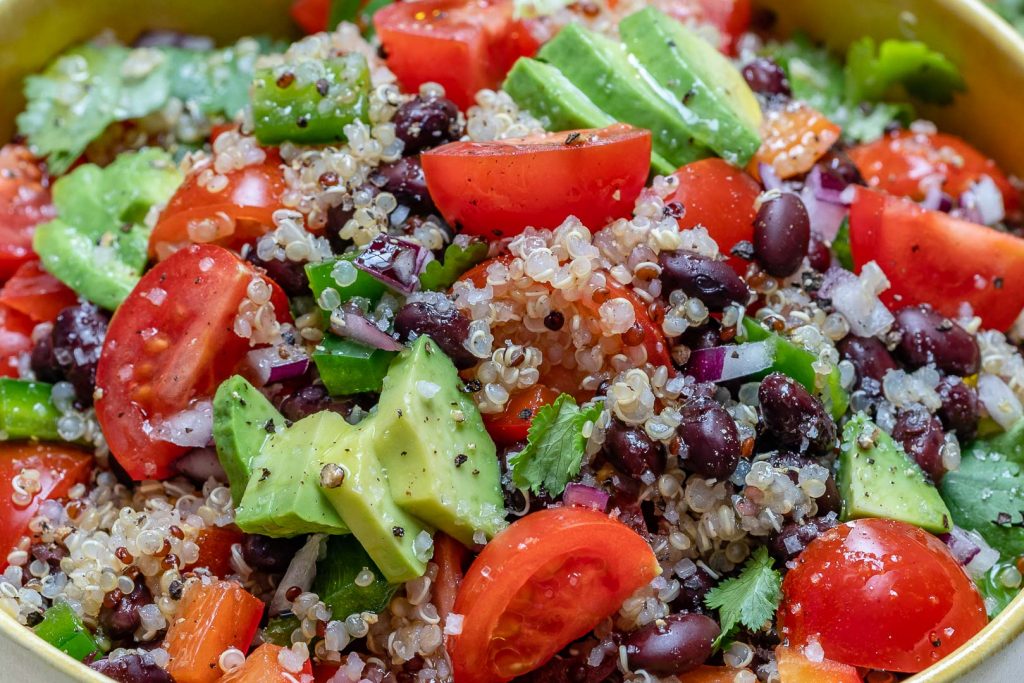 Black Bean Quinoa Chopped Salad for Light and Fresh Clean Eats! | Clean ...