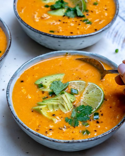 A Creamy Chicken & Lime Soup for Cozy Rainy Days! | Clean Food Crush