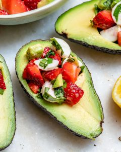 Strawberry Mozzarella Avocado Boats are PERFECT for Entertaining ...