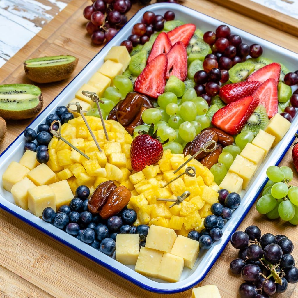 Get Creative with this Fruit + Cheese Easter FUN Platter! | Clean Food ...