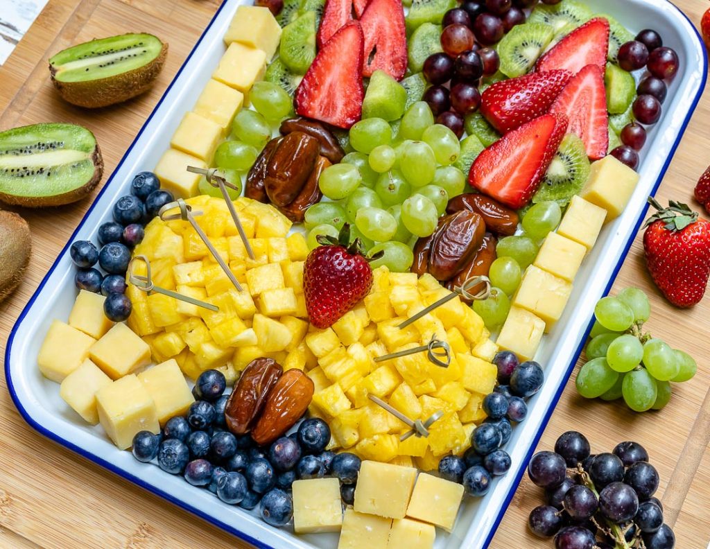 Get Creative with this Fruit + Cheese Easter FUN Platter! | Clean Food ...