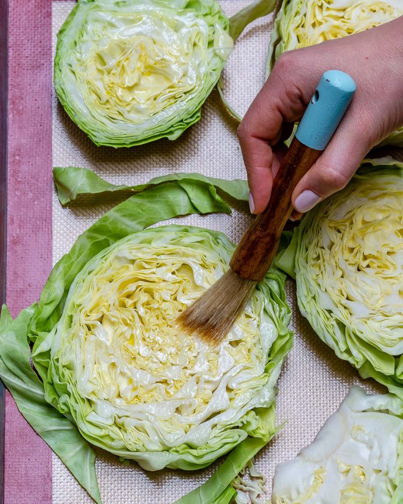 These Roasted Parmesan Cabbage Steaks Taste like Healthy Potato Chips