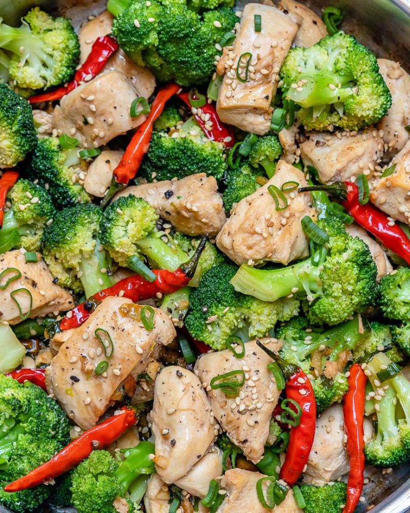 Spicy Chicken + Broccoli Stir-Fry for Quick Clean Eating! | Clean Food ...