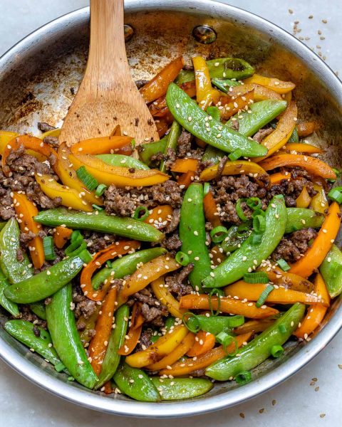 Teriyaki Beef Stir Fry for Clean Eating Meal Prep! | Clean Food Crush