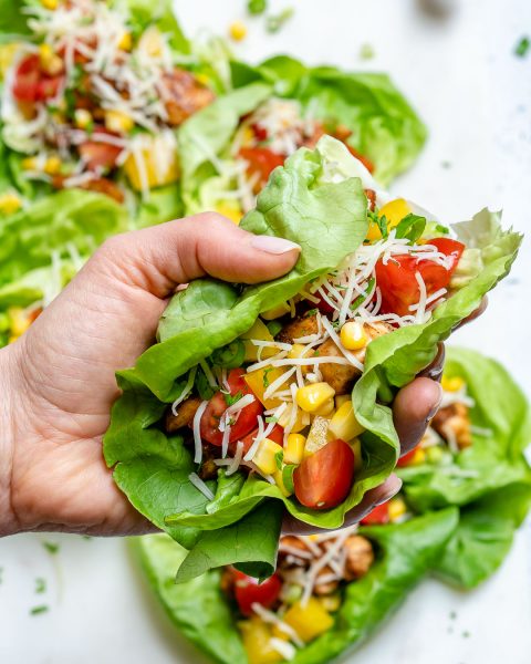 Try these Chicken Taco Lettuce Wraps for Clean Eating in a Flash ...