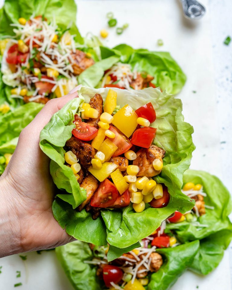 Try these Chicken Taco Lettuce Wraps for Clean Eating in a Flash ...