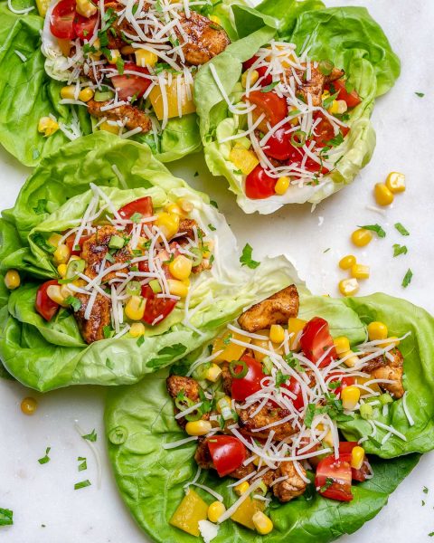 Try these Chicken Taco Lettuce Wraps for Clean Eating in a Flash ...