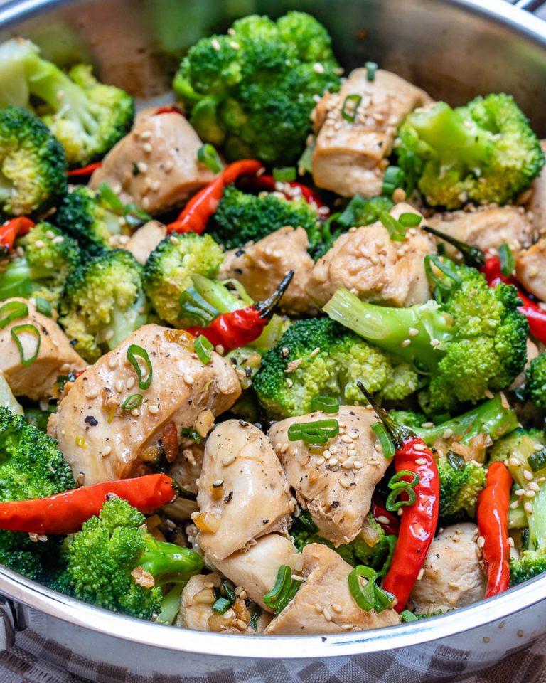Spicy Chicken + Broccoli Stir-Fry for Quick Clean Eating! | Clean Food ...