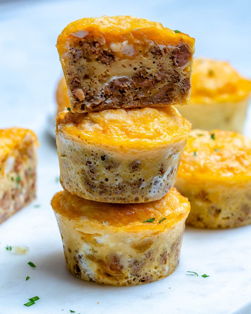 Chipotle Sausage Egg Muffins for Clean Mornings Meal Prep! | Clean Food ...