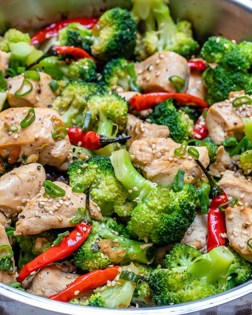 Spicy Chicken + Broccoli Stir-Fry for Quick Clean Eating! | Clean Food ...