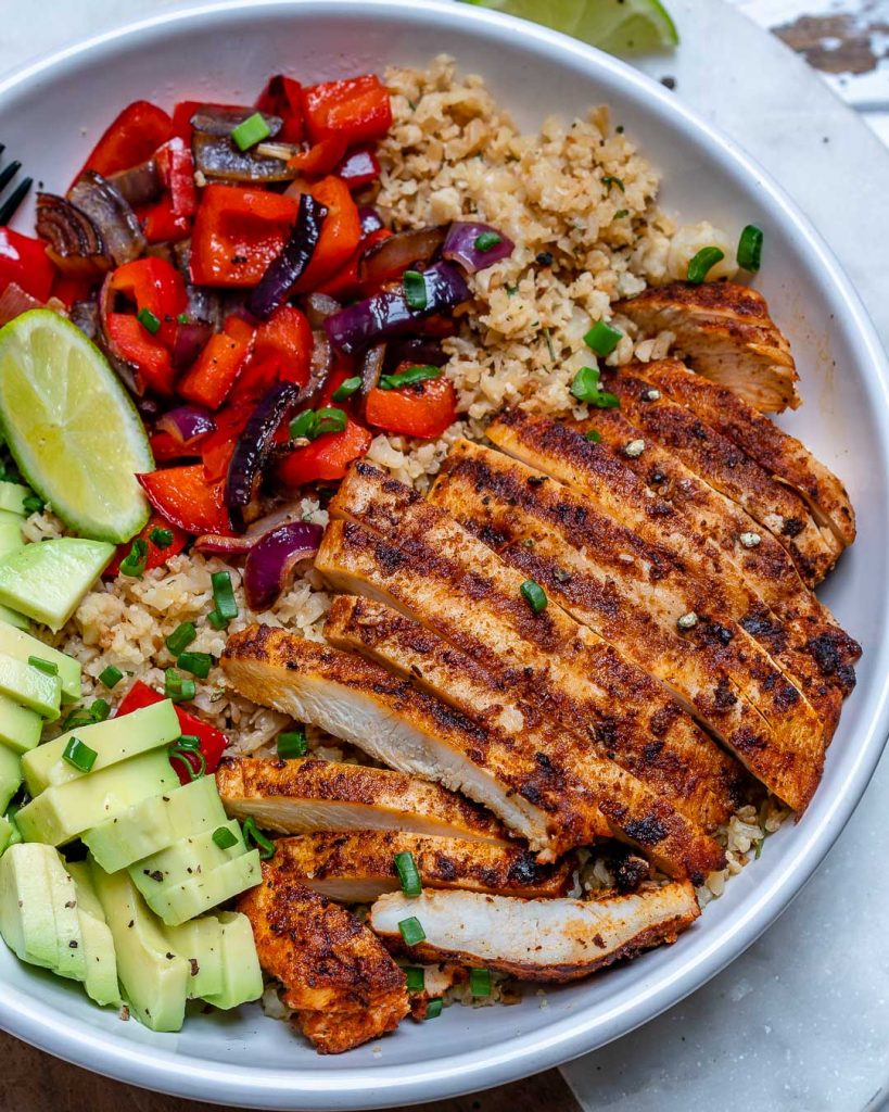 Chicken and Cauliflower “Rice” Bowls are Quick and Perfect for Meal ...