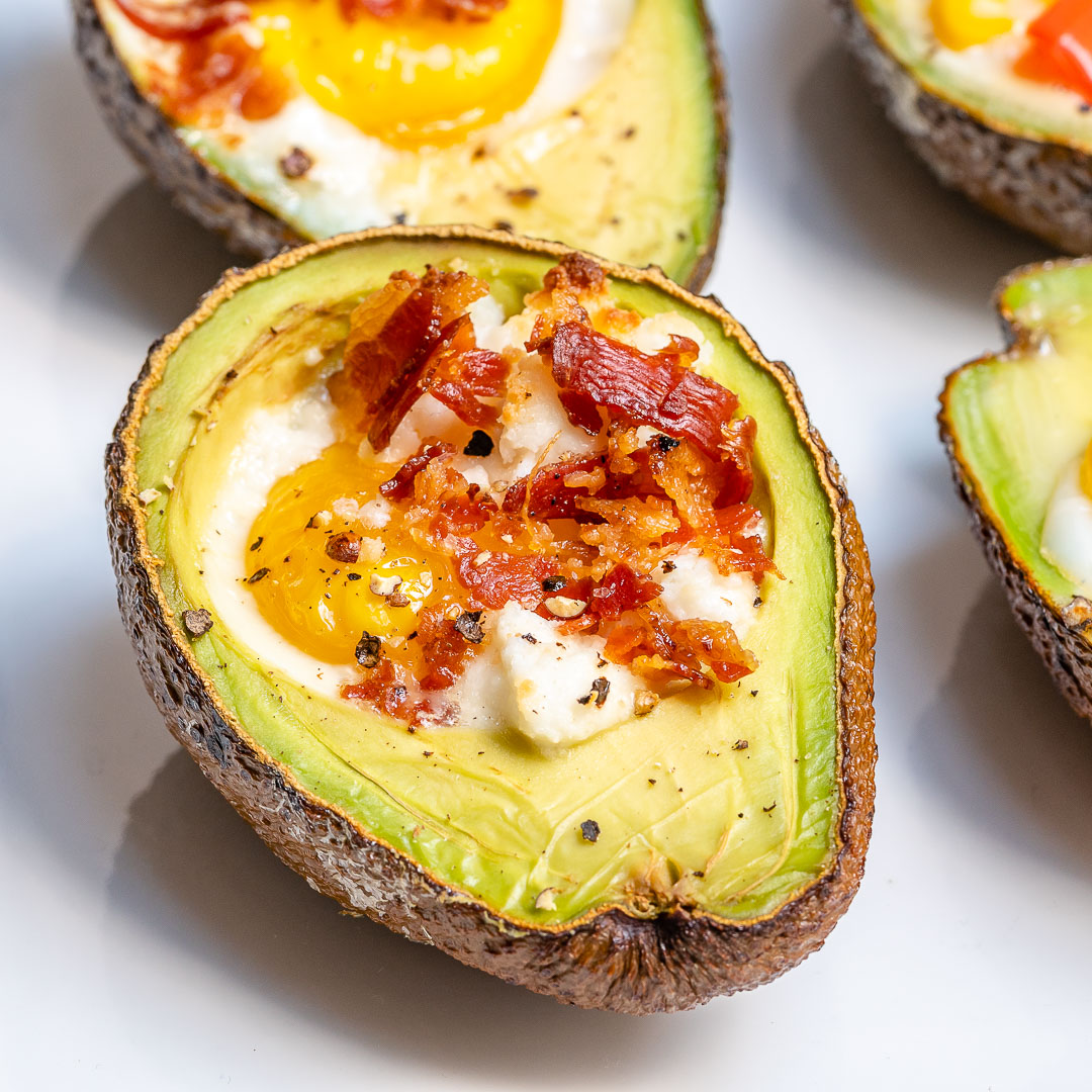 Super Healthy Breakfast Avocado Egg Cups for Clean Eats!