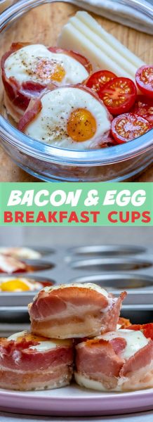 These Bacon + Egg Breakfast Cups are Meal Prep Winners! | Clean Food Crush