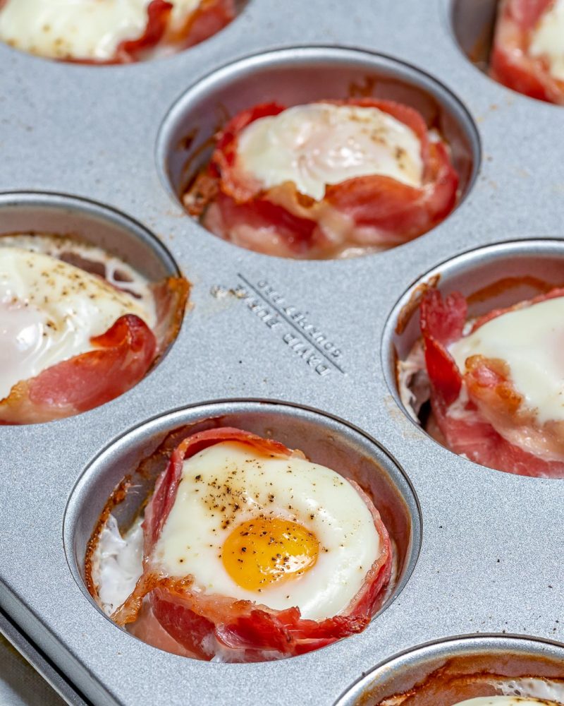 These Bacon + Egg Breakfast Cups are Meal Prep Winners! Clean Food Crush