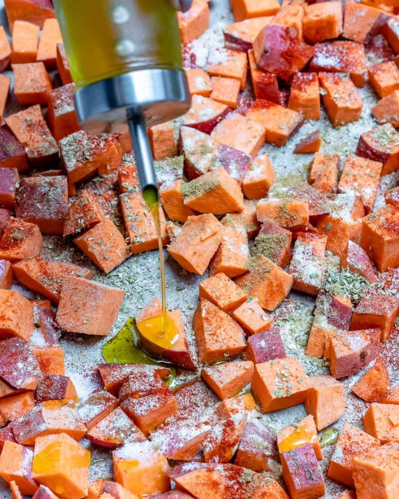 Chili Roasted Sweet Potato Salad for Delicious Clean Eats! | Clean Food ...