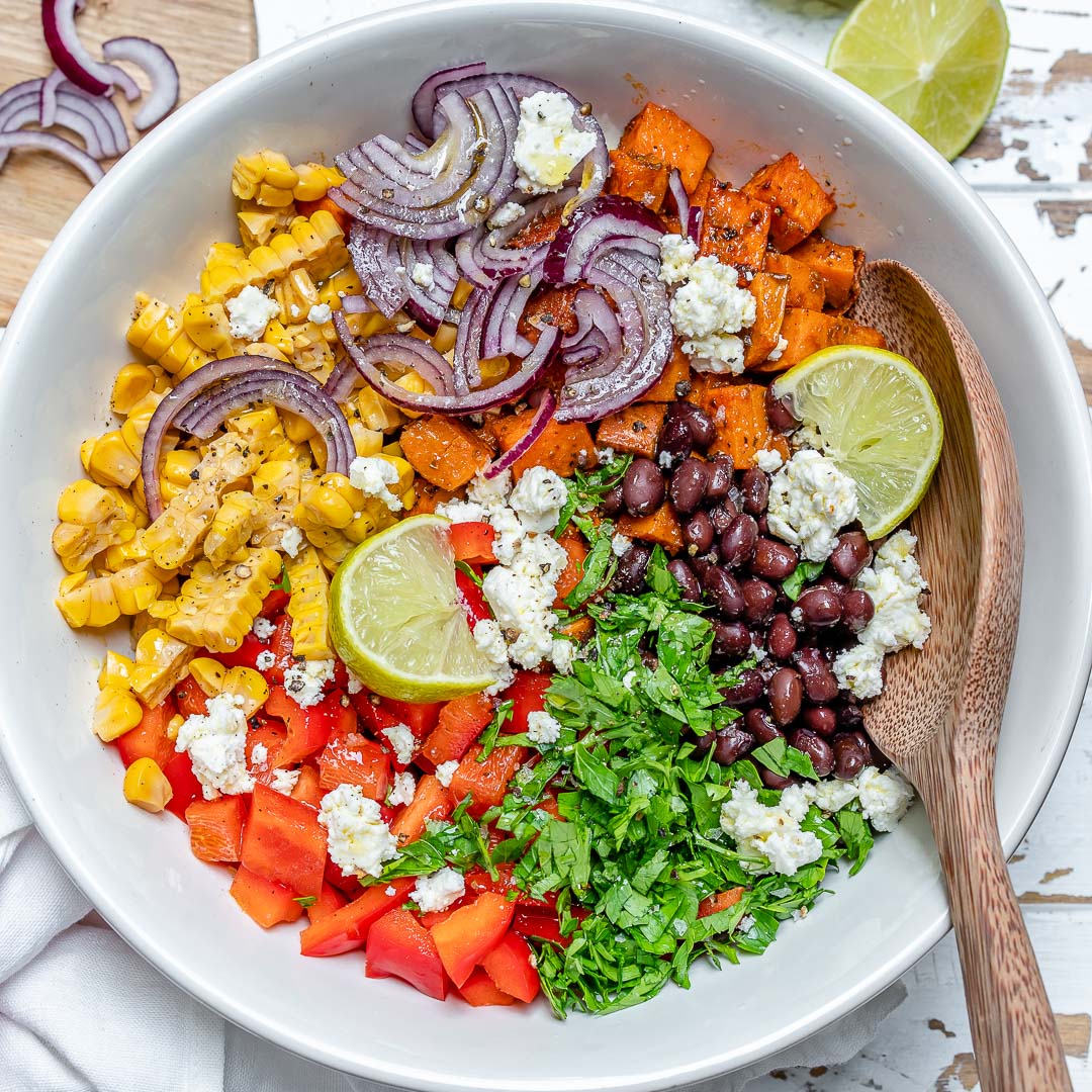 Chili Roasted Sweet Potato Salad