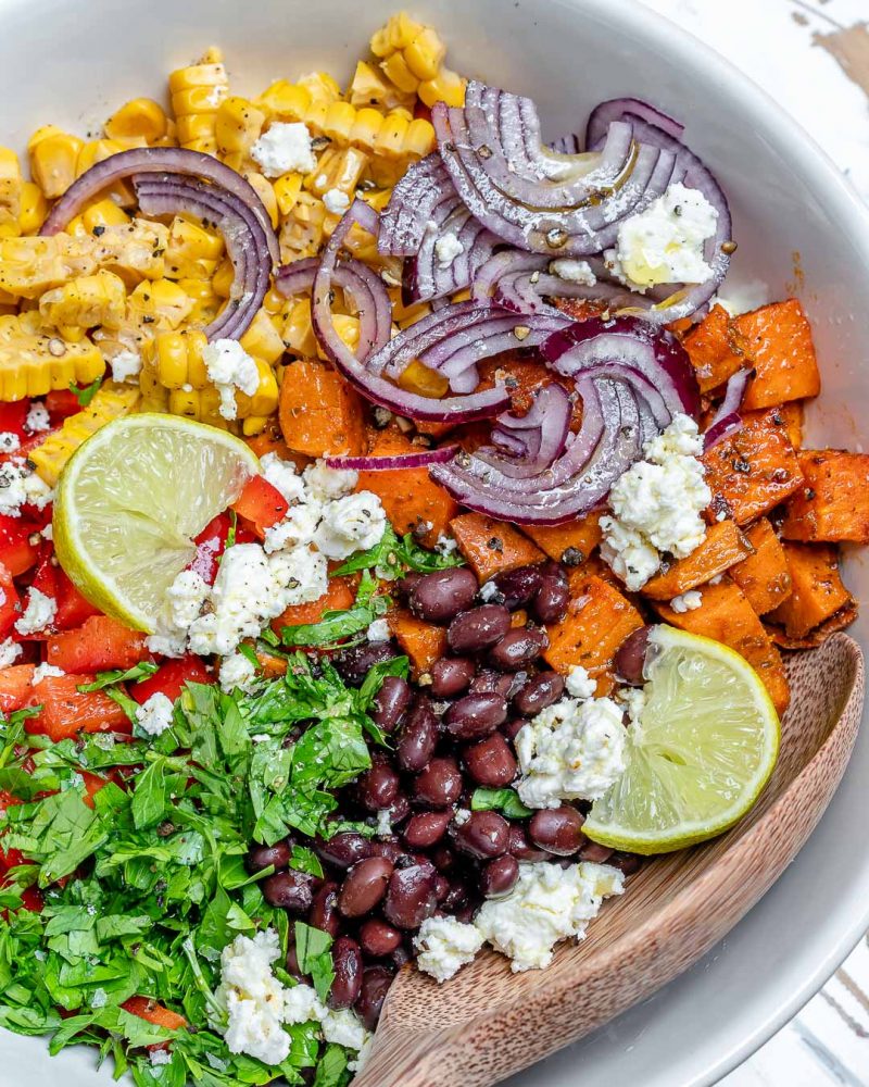 Chili Roasted Sweet Potato Salad for Delicious Clean Eats! | Clean Food ...