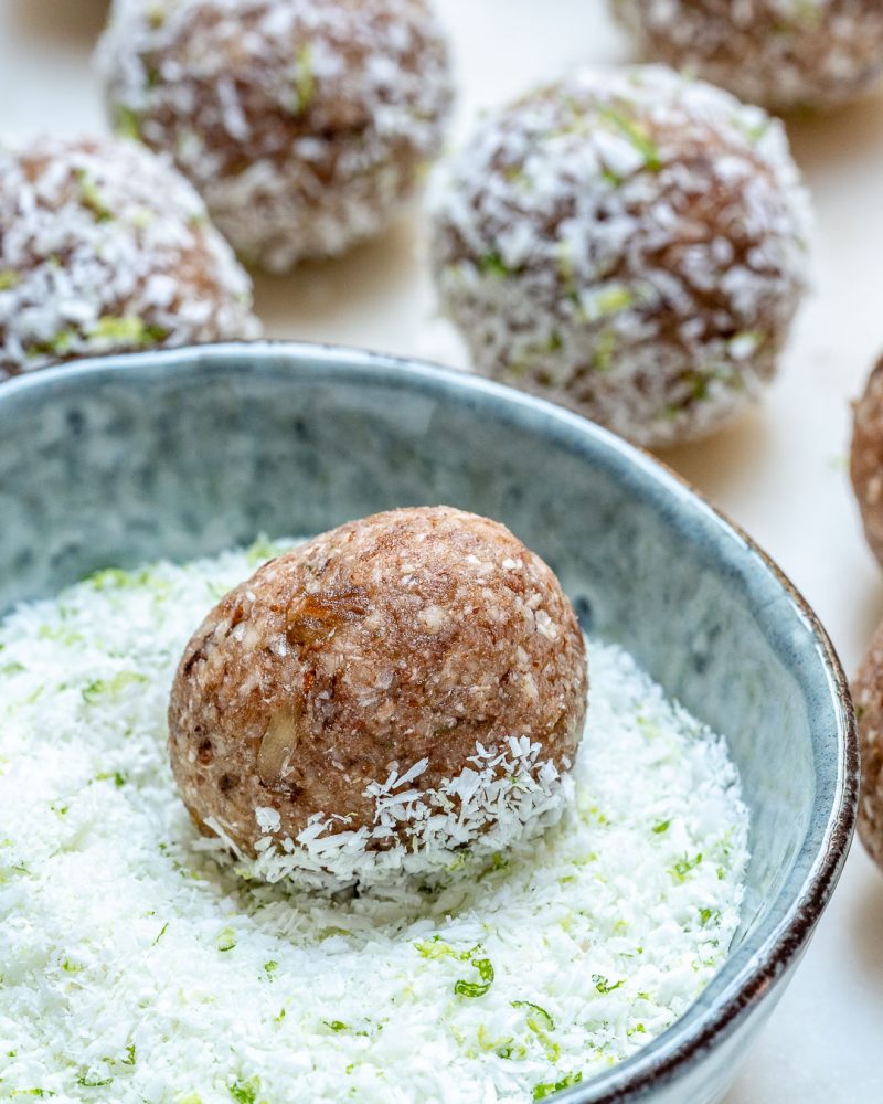 Clean Treats Coconut Lime Pie Protein Balls! Clean Food Crush
