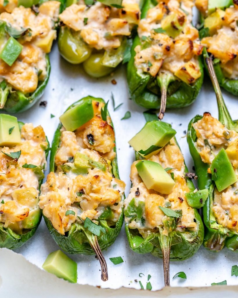 Buffalo-Lime Chicken Stuffed Anaheim Peppers for Epic Clean Eats ...