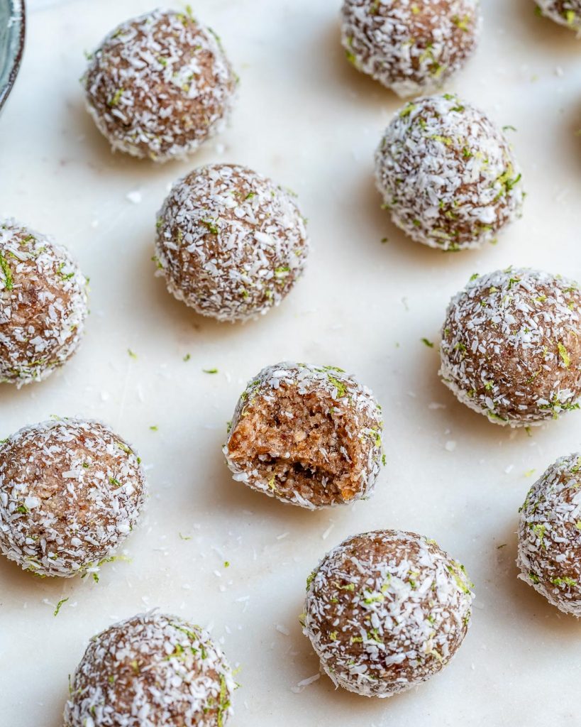 Clean Treats Coconut Lime Pie Protein Balls! Clean Food Crush