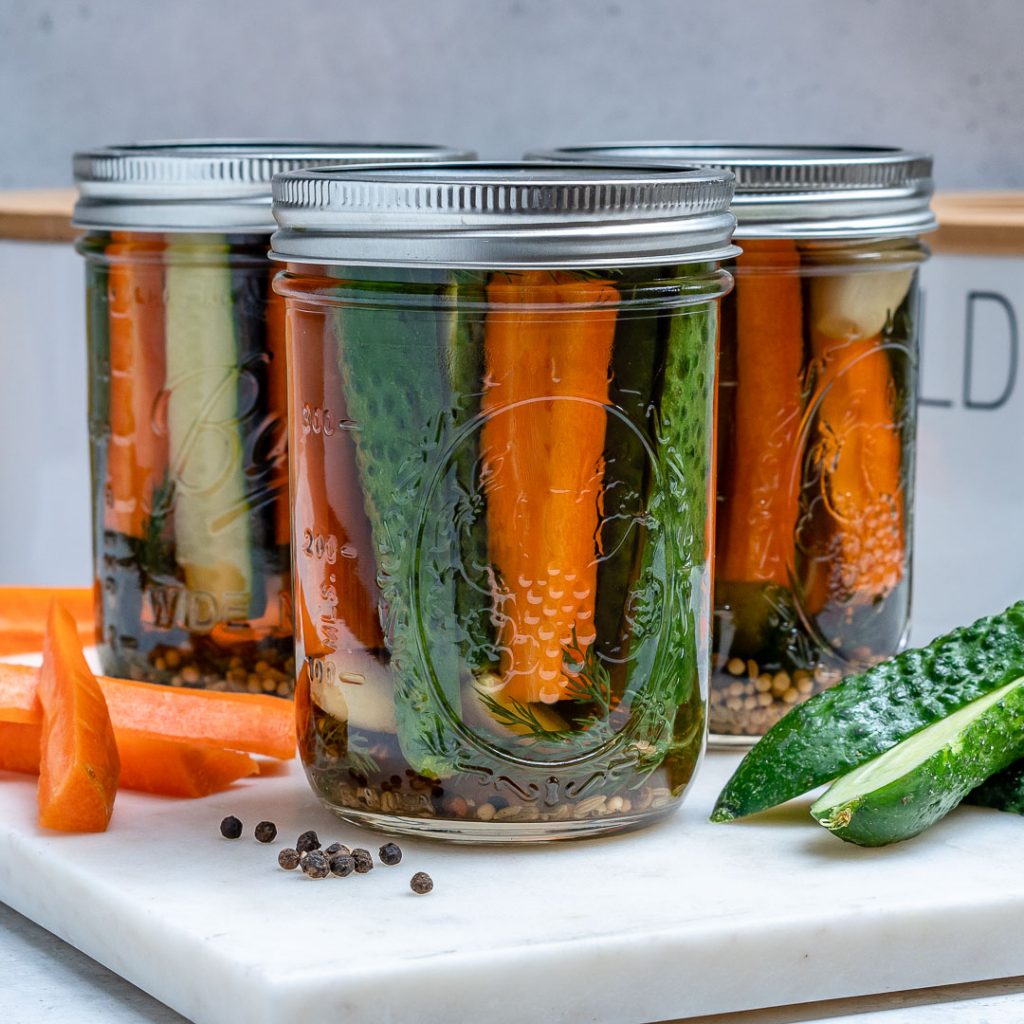 Super Easy Homemade Refrigerator Pickles For Clean Snacking Clean