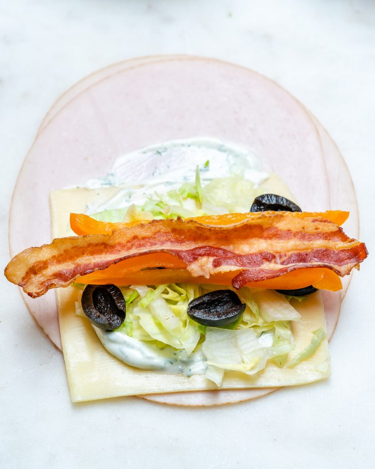 These Low Carb Sandwich Rollups are the Perfect Clean Snack! Clean