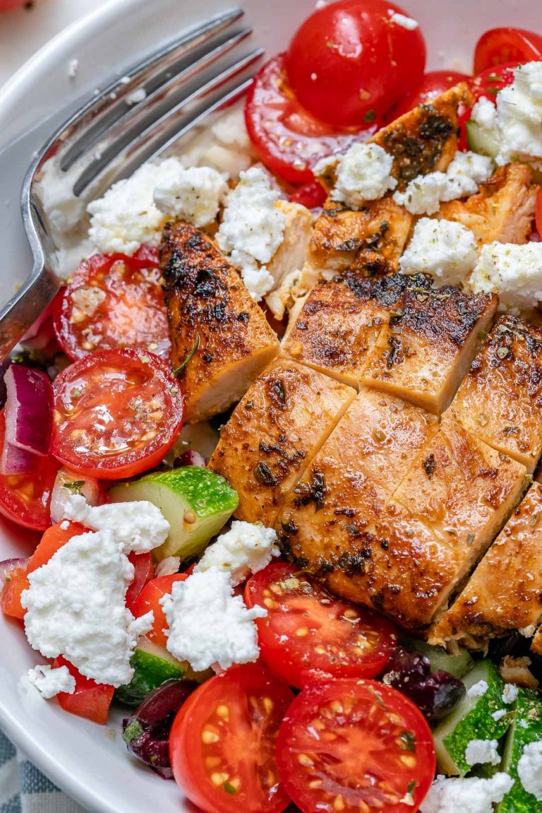 Greek Chicken + Rice Bowls for Weekend BBQ’s or Food Prep! | Clean Food ...