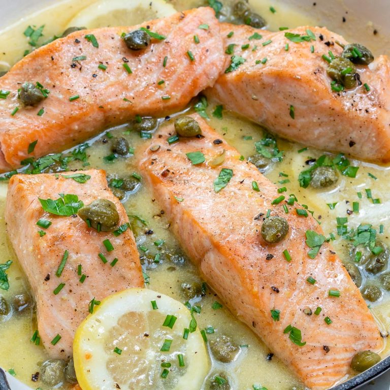 Simple Salmon Piccata for an Impressively FAST Dinner Idea! | Clean ...