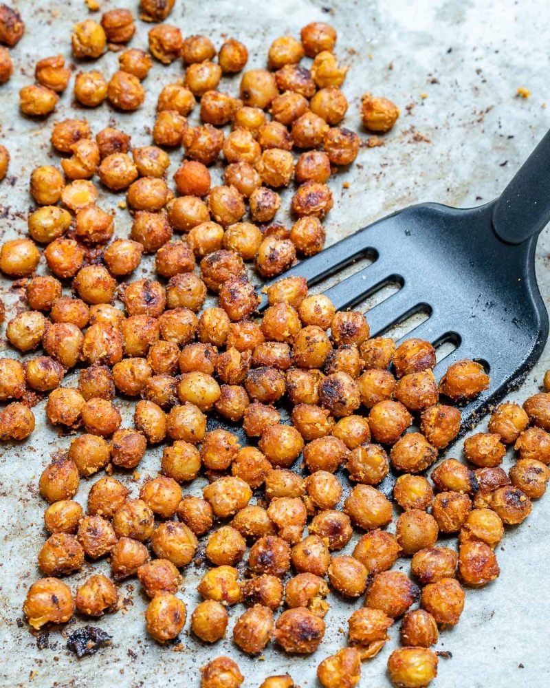 This Spicy Roasted Chickpea Salad is Savory, Crunchy and Delicious