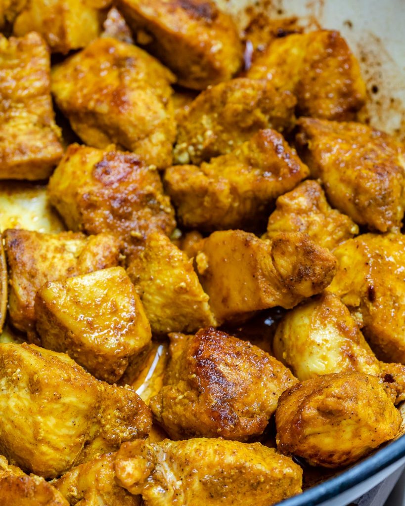 Easy Curried Chicken is Quick and Clean Eating Friendly! Clean Food Crush