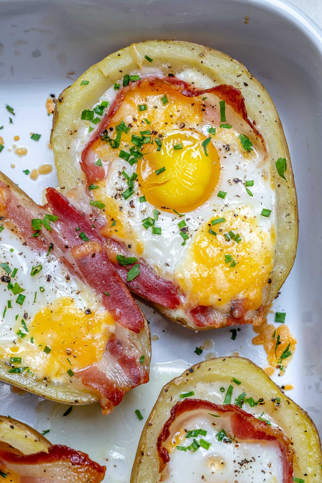 Double Baked Bacon + Egg Potatoes for Super Creative and Clean ...