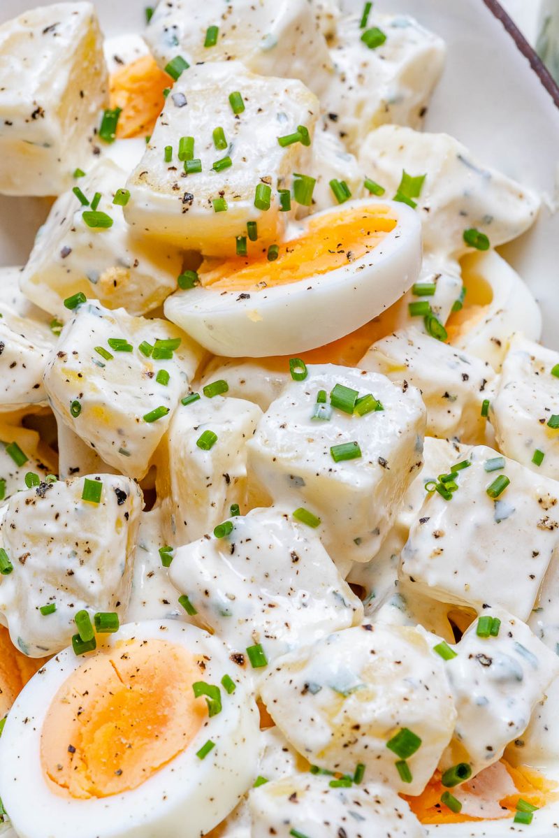 Clean Eating Ranch Potato Salad for Sunny Days! Clean Food Crush