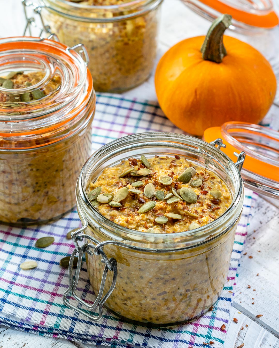 Pumpkin Overnight Oats - Dizzy Busy and Hungry!