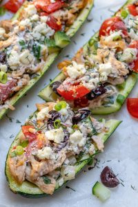 These Greek Chicken Zucchini Boats are Bursting with Epic Flavor ...