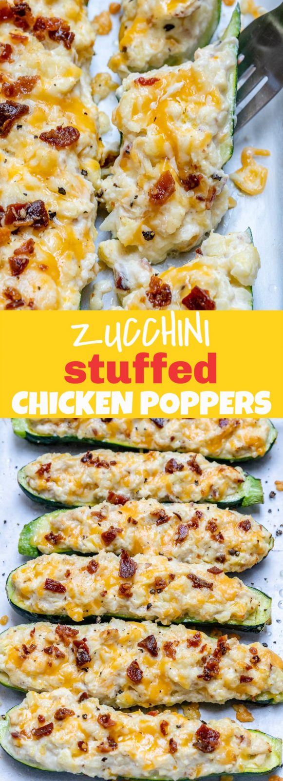 Chicken Popper Zucchini Boats for Delicious Clean Eats! | Clean Food Crush