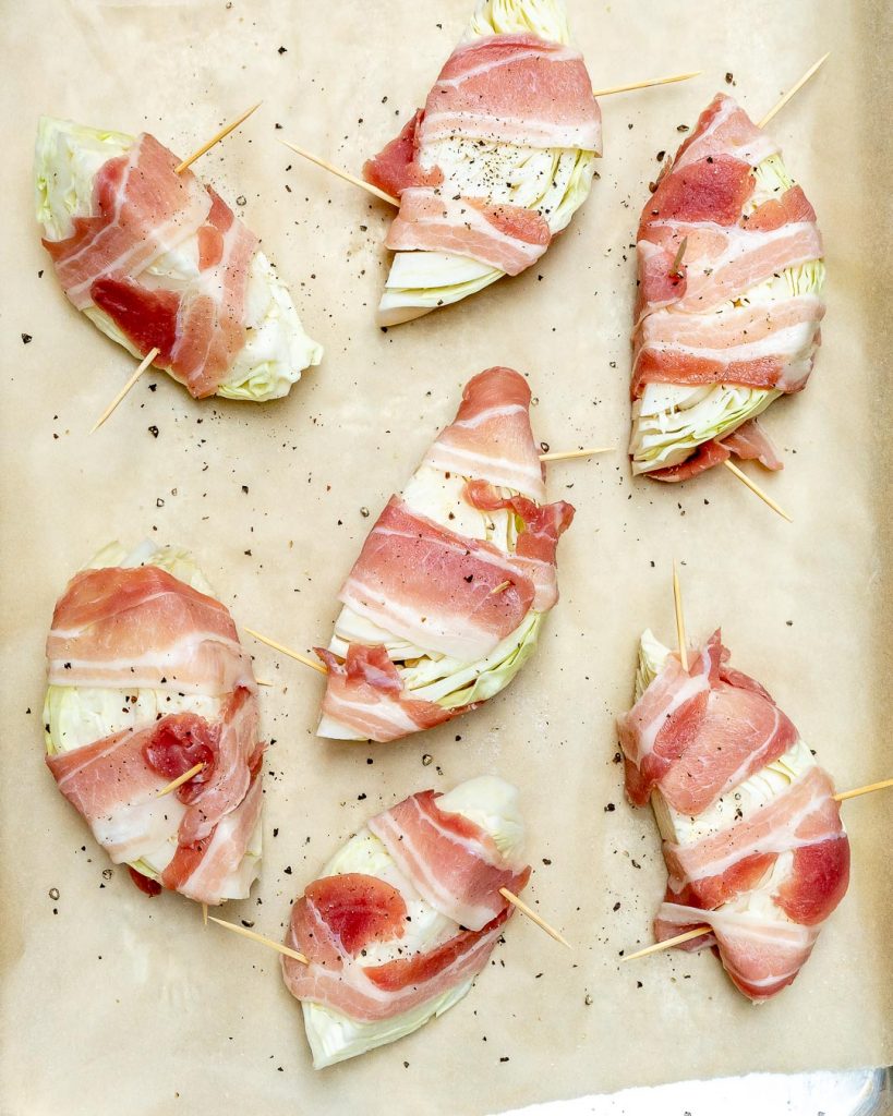 This Bacon Wrapped Cabbage is a Creative Side Dish Idea Clean Food Crush